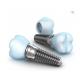 china OEM factory cnc machining custom dental implants screw titanium