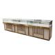Commercial Sectional Display Furniture with LED Lights Glass Cabinet Display Showcase
