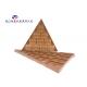 Chocolate Rigid Plastic Vacuumform Tray Triangle Shape Not Easy To Become