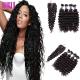 Deep Wave Indian Human Hair Extensions Cuticle Aligned With Lace Extension