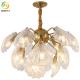 Hang E14 Modern Pendant Lamp Glass And Metal Material