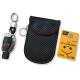 MONOJOY Faraday Pouch for Car Keys, Car Key Signal Blocker Case, Combine Faraday Bag and Faraday Box, Leather Anti Theft