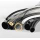Black PVC Tubing For Electric Cable , Flexible Reinforced PVC Tubing