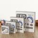 Corrugated Paper Led Lamp Packaging Box , Foldable Bulb Packaging Box