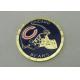 Souvenir Gold Plating Personalized Coins Soft Enamel 4.0 mm Thickness