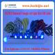 1M/3f I5 Colorful LED light Diamond Triangle Flat USB Cable for Iphone 5/5S/5C Phone