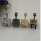 Handbag metal accessories  multi-color rectangle hardware clip lock with hanging plating