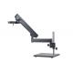 Industrial Stereo Microscope Stand , Articulating Arm Microscope Stand With C - Clamp