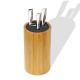 Healthy Eco Friendly Bamboo Knife Block Cylinder Shaped CSBI Approved