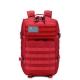Red Polyester Tactical Travel Laptop Backpack  45L  Outdoor Military Backpack