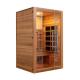 Red Cedar Indoor Wooden Far Infrared Sauna Room For Two Person