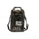 Rafting Pvc Small Dry Bag Backpack For Water Sports Black Camouflage Color