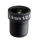 1/2.8 2.8mm F2.0 Megapixel 1080P M12/CS Mount 142degree Wide Angle Lens, 2.8mm security camera lens