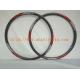 26 MTB bike carbon rims,Full Carbon rims;23mm mountain bicycle wheel and rims(red)