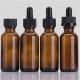 Ultralight Durable Essential Oil Glass Bottles With Dropper 8oz 16oz Odorless