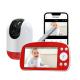 WiFi or Bluetooth Connected Audio-Video Infant Monitor with Mobile App and 5.5 Inches Screen Size video babyphone