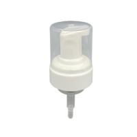 PE Gasket Foaming Soap Pumps Hand Sanitizer 43mm Closure 0.68ml Transparent Cap