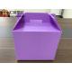 Purple Reusable Corrugated Plastic Boxes For Packaging Gifts