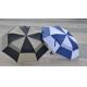 2 Big Folding Automatic Golf Umbrella Double Layers Fiberglass Shaft / Ribs