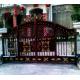 House Outdoor Wrought Iron Security Gates Hot Dip Galvanized Processing