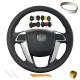 Black Thread Artificial Leather Steering Wheel Cover for Honda Accord 8 Odyssey Crosstour Pilot 2008 2009 2010 2011 2012 2013