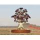 Painted Stainless Steel Tree Sculpture With Smooth Surface For City Decoration