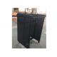 Black Powder Coated Gondola Display Stands Floor Standing With Four Sides View