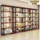 Retail Store Industrial Metal And Wood Bookcase Living Room Plywood Wood