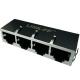 XFATM9S-COMBO4-4S 10/100Base-T 4 Ports Rj45 Modular Jack Side Entry