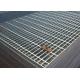 Walkway Serrated Steel Grating , Welded Steel Bar Grating Mild Steel