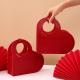 Gift Box Valentine'S Day Heart-Shaped Gift Box Portable Wedding Souvenir Packaging Box Gift Box