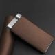 Sleek Efficient PD Power Bank Leather Finish Patent Design Lighter Style