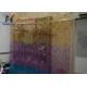 Anodised Aluminum Chain Link Curtain Colour Decorative Curved Dividers