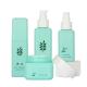 Elegant Green Cosmetic Packaging Sets 50g 80g 100ml 160ml Simple Style