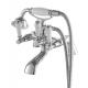 Classical Bath Shower Mixer Taps Polished  with Double Handle