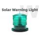 Flashing Green Solar Obstruction Light LED FAA ICAO Low Power Consumption