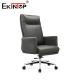 Pu Ergonomic Office Leather Chair With Lumbar Support Headrest Swivel