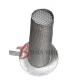 Stainless Steel Temporary Basket Strainer Hat Type With Mesh 150LB - 300LB