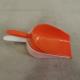 Orange Animal Feed Scoop Shovel With Long Handle For Pig Chicken Feeding
