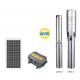 Durable Solar Water Pumping System , Solar Borehole Pump System High Efficiency