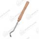 Wood Lathe Chisels Woodworking Carpenter Tools 10*210mm Blade 300mm Handle