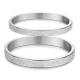 Tagor Jewellery Super Quality 316L Stainless Steel Couple Bracelet Bangle TYGB007