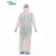 Disposable 30gsm Polypropylene Nonwoven Hooded Medical Coverall For Hospital