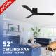 Summer And Winter Solid Wood Ceiling Fan 4h Timing For Home Hotel Office