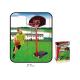 Portable Basketball Hoop Stand Children's Play Toys Wheels Metal Rim 190 CM Height
