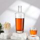 Glass Bottle Personalized 750ML Trapezoid Round Bottle For Spirits