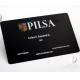 High Glossy  Matte Black Metal Business Cards , Black Metallic Business Cards