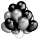 20pcs 12'' Gold Silver Black pink Latex Balloons Happy Birthday Wedding Party Decor Inflatable Air Globos Kids Supplies