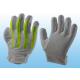 Interlock Finger Reflective Gloves For Directing Traffic , Cotton Hand Gloves Velcro Type