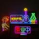Decorative 220V Neon Letter Signs 50000 Hours Working Lifetime